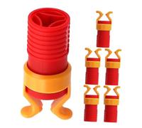 KONTONTY Portapunte in Plastica Resistente Per Trapano Set Di 6 Pezzi Di Portaviti Adattabile Per Viti E Bulloni Di Diverse Dimensioni Per Lavorazione Del Legno E Progetti Edilizi
