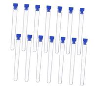KONTONTY Provette Piccole con Tappi Protettivi Provette Trasparenti per Campionamento Acqua di Conservazione in Plastica per Esperimenti Scientifici E Uso Portatile