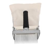 KONTONTY Raccoglitore Manuale Mirtilli in Inossidabile con Pettine Denti Per Efficiente Frutti Piccoli Come Mirtilli e Datteri Strumento da Ergonomico