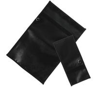 KONTONTY Set 2 Pezzi Custodia Antifiamma in Fibra di Vetro Porta Documenti e Telefono Anti-Rfid Leggera e Portatile per Viaggio e Lavoro