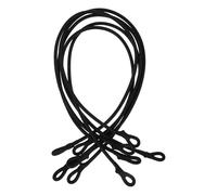 KONTONTY Set 5 Corde Elastiche di Ricambio per Trampolino 6Mm X 70Cm Corda Elastica in Lattice e Nylon Resistente all’Usura per Fissaggio Esterno e Uso all’Aperto Accessorio Leggero per