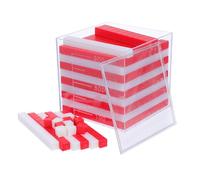 KONTONTY Set Blocchi Matematici in Plastica da 10 Pezzi Cubi Numerici per Insegnamento Matematica Manipolativi per e Scuola Materna Strumento Didattico per Unità di Volume e Conteggio