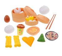 KONTONTY Set Di 58 Giocattoli Per Cucina Cibo Cinese Per Finta Colazione Al Vapore Bastoncini Fritti Zongzi E Siu Mai Per Giochi Di Ruolo