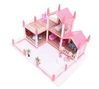 KONTONTY Set Di Casa Delle Bambole in Miniatura Castello Fai Da Te Giocattolo Per Ragazzo Ragazza Progetto Creativo Per Compleanno Bomboniera Per Ragazzo Ragazza
