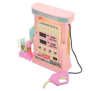 KONTONTY Set Di Giocattoli Per Parcheggio Mini Stazione Di Servizio Giocattolo Auto Simulazione Camion Benzina Bambino Gioco Fingere Veicolo Accessorio Kit Costruzione Giocare Costruire