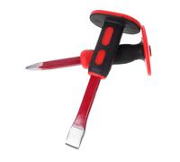 KONTONTY Set di Scalpelli da Muratura 2 Pezzi Paramano, in Acciaio Cromo-vanadio Rosso, Durezza Elevata, Strumenti Resistenti per Lavoro Pesante e Incisione