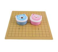 KONTONTY Set Go per Bambini con Scacchiera Tema Educativo per Sviluppo delle Abilità Leggero e Portatile 9X9 e 13X13 Griglie Strategico per Viaggi