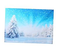 KONTONTY Sfondo Fotografico Natalizio Sfondo Invernale Fiocchi Di Neve Materiale Vinilico Facile Da Pulare Acqua