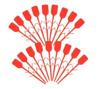 KONTONTY Sigilli Antimanomissione per Estintori 100 Pezzi Perno di Trazione Rosso, Etichette di Sicurezza Luminose per Gestione e Ispezione Dispositivi Antincendio in Ambienti Commerciali