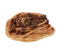 KONTONTY Simulazione Spaghetti con Ragù Carne Artificiale Realistico per Decorazioni Ristorante Casa e Vetrine Pasta Resistente e Riutilizzabile