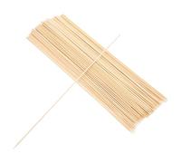 KONTONTY Stecchini di Bambù Monouso 2 Confezioni 50cm per Barbecue e Hot Dog, Bastoncini Resistenti e Lisci per Famiglia e Feste