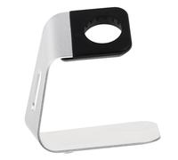 KONTONTY Supporto Di Ricarica in Lega Di Alluminio Per Watch Con Base Antiscivolo e Gestione Cavi Facile Compatibile Con Apple Watch Design Argento Sleek