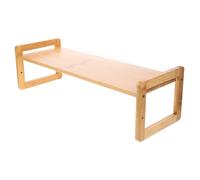 KONTONTY Supporto per Monitor da Scrivania Supporto per Laptop Organizzatore Ufficio Alza Schermo Computer Ripiano Portaoggetti Ergonomico