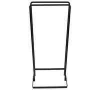 KONTONTY Supporto Porta Grucce in Ferro Nero 40cm, Organizer Smontabile per Appendiabiti, per Lavanderie e Negozi, Ottimizza lo Spazio e Facilita L'accesso
