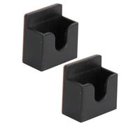 KONTONTY Supporto Radio Cb per Microfono Wireless con Clip Adesiva Gancio Portatile Compatto per Microfono Radiomobile Set da 2 Pezzi per Casa Ufficio e Veicoli