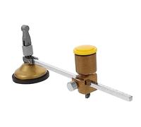 KONTONTY Tagliavetro Compasso Tipo Regolabile per Spesso Utensile Manuale Lama in Ceramica Ventosa per Appassionati Fai da Te E Professionisti