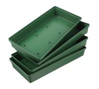 KONTONTY Vassoio Floreale in Plastica Contenitori per Composizioni Floreali Set di 4 Pezzi Adatto per Fiori Freschi E Bouquet da Sposa