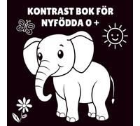 kontrast Bok för Nyfödda 0 +: 80 Svartvita Sidor som Hjälper Synutvecklingen hos Nyfödda och Spädbarn