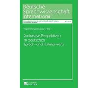 Kontrastive Perspektiven Im Deutschen Sprach- Und Kulturerwer (Copertina rigida)