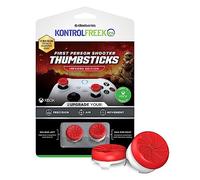 KontrolFr PS Freek Inferno Gommini per Controller Xbox | Rialzi Analogici Alti & Medi per Xbox Series X|S & Xbox One | Massima Precisione FPS | Rosso