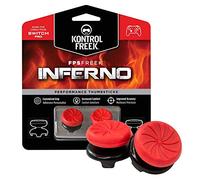 KontrolFr PS Freek Inferno per Nintendo Switch Pro Controller | Levette Performance | 2 alte Concave | Rosso