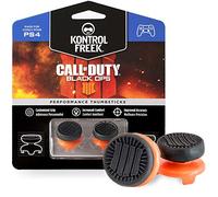 KontrolFreek Call of Duty: Black Ops 4 per PlayStation 4 (PS4) e PlayStation 5 (PS5) | Levette Performance | 2 alte | Nero/Arancione