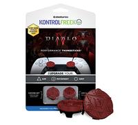 KontrolFr iablo IV Performance Thumbsticks per PlayStation 4 (PS4) e PlayStation 5 (PS5) Controller | 2 Bassa | Rosso e Nero