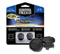 KontrolFr PS Fr attle Royale Nightfall per Controller PlayStation 4 (PS4) e PlayStation 5 (PS5) | Performance Thumbsticks Copri Joystick di Gioco | 2 levette convesse alte (arrotondate) | Nero