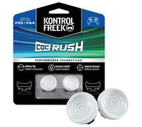 KontrolFr PS Fr QC Rush per controller Playstation 4 (PS4) e Playstation 5 (PS5), levette ad alte prestazioni, 2 concave, colore bianco