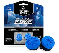 KontrolFreek FPS Freek Edge per Controller PlayStation 4 (PS4) e PlayStation 5 (PS5) | Performance Thumbsticks Copri Joystick di Gioco | 1 levetta convessa alta, 1 levetta convessa ribassata | Blu