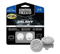 KontrolFr PS Fr alaxy Bianco per PlayStation 4 (PS4) e PlayStation 5 (PS5) | Levette Performance | 1 alta, 1 media | Bianco