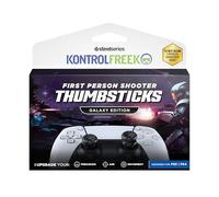 KontrolFr PS Fr alaxy Black Gommini per Controller PS5 | Rialzi e Protezione per Joystick PS5 & PS4 | Precisione & Aim Assist | Nero