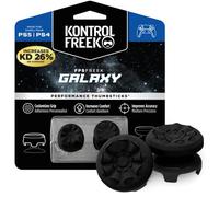 KontrolFr PS Fr alaxy Black per Playstation 4 (PS4) e Playstation 5 (PS5) | Performance Thumbsticks | 1 High-Rise, 1 Mid-Rise | Nero (Edizione Limitata)