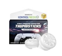 KontrolFr PS Fr alaxy White Gommini per Controller PS5 | Rialzi Analogici per PS5 & PS4 | Precisione & Controllo | Bianco