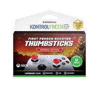 KontrolFr PS Freek Inferno Gommini per Controller Xbox | Rialzi Analogici Alti & Medi per Xbox Series X|S & Xbox One | Massima Precisione FPS | Rosso