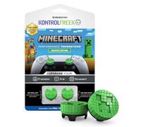 KontrolFreek Minecraft Performance Thumbsticks® - Creeper Editon | PlayStation 5 (PS5) e PlayStation 4 (PS4) | 2 Thumbstick di altezza media