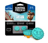 KontrolFreek Saints Row Performance Thumbsticks per Playstation 5 (PS5) e Playstation 4 (PS4) | 2 Mid-Rise, Hybrid