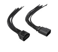Konuooer Fari Auto Cablaggio Lampada Anteriore Connettore,1J0973735,Connettore per Faro e Presa Fascio, 10 pin, 1 Maschio e 1 Femmina 1J0973835