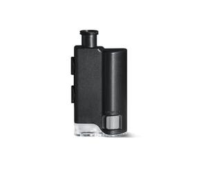 KONUS | KONUSCLIP Microscopio Tascabile per Smartphone, Dimensioni Molto Ridotte Luce Led e UV, Zoom 60x-100x