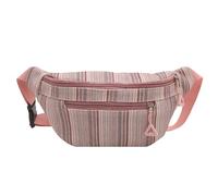 Konxi Borsa a Tracolla per Donne Marsupio a Righe Borsa a Mezzaluna Donne Hobos Borse a Tracolla Marsupio di Grande Capacità (Rosa)