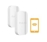 Konyks Senso - Sensore di apertura Wi-Fi, compatibile con Alexa e Google Home, notifiche smartphone e azioni su altri dispositivi, allarme vandalismo, nessun hub necessario