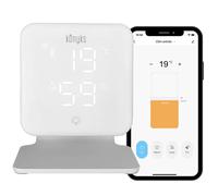 Konyks Climpac - Termostato Wi-FI per Condizionatori e Pompe di Calore Aria Controllo Remoto, Controllo Vocale, Termometro e Igrometro integrati