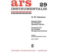 Konzert: für D-Trompete, Streicher und B.c.. 29. TWV 51:D7. Bach-trumpet, strings, basso continuo.