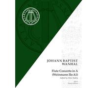 Konzert für Flöte in A: Flöte, 2 Violinen, Viola, Violoncello. Partitur.