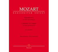 Konzert für Flöte und Orchester G-Dur KV 313 (285c). Klavierauszug, Urtextausgabe