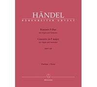 Konzert für Orgel und Orchester Nr. 13 F-Dur HWV 295 -The Cuckoo and the Nightingale-. Partitur, Urtextausgabe