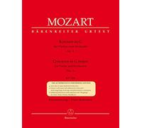 Konzert für Violine und Orchester Nr. 3 G-Dur KV 216. BÄRENREITER URTEXT. Klavierauszug, Stimme, Urtextausgabe