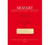 Konzert für Violine und Orchester Nr. 4 D-Dur KV 218. Klavierauszug, Stimme(n), Urtextausgabe. BÄRENREITER URTEXT