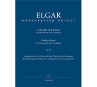 Konzert für Violoncello und Orchester e-Moll op. 85. BÄRENREITER URTEXT. Klavierauszug, Stimme, Urtextausgabe