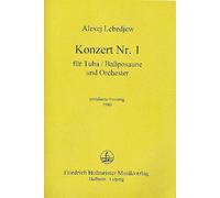 Konzert Nr. 1 für Tuba (Ba posaune) und Orchester - SCORE